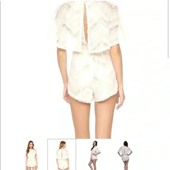 SAYLOR LYON LACE ROMPER NWT - Picture 3 of 3